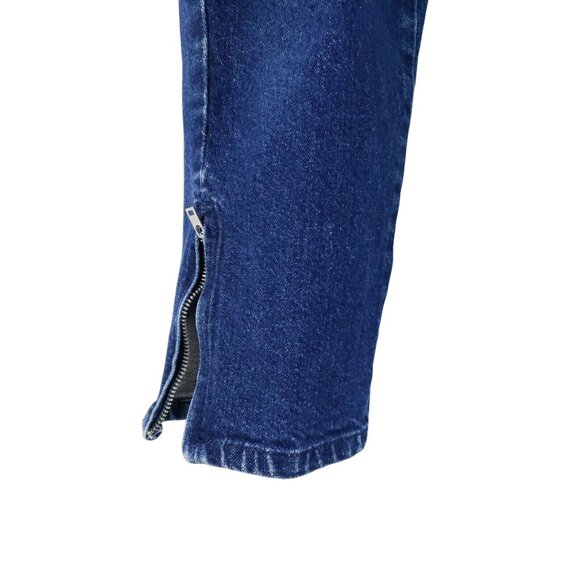 Polo Ralph Lauren Ankle Zip Capri Jeans Womens Size 10 Dark Wash Stretch - Picture 6 of 9